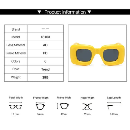 Oversized Square Sunglasses Women Big Frame 2024 New Fashion Inflated Rectangle Sun Glasses Ladies Shades Eyewear Free Shipping