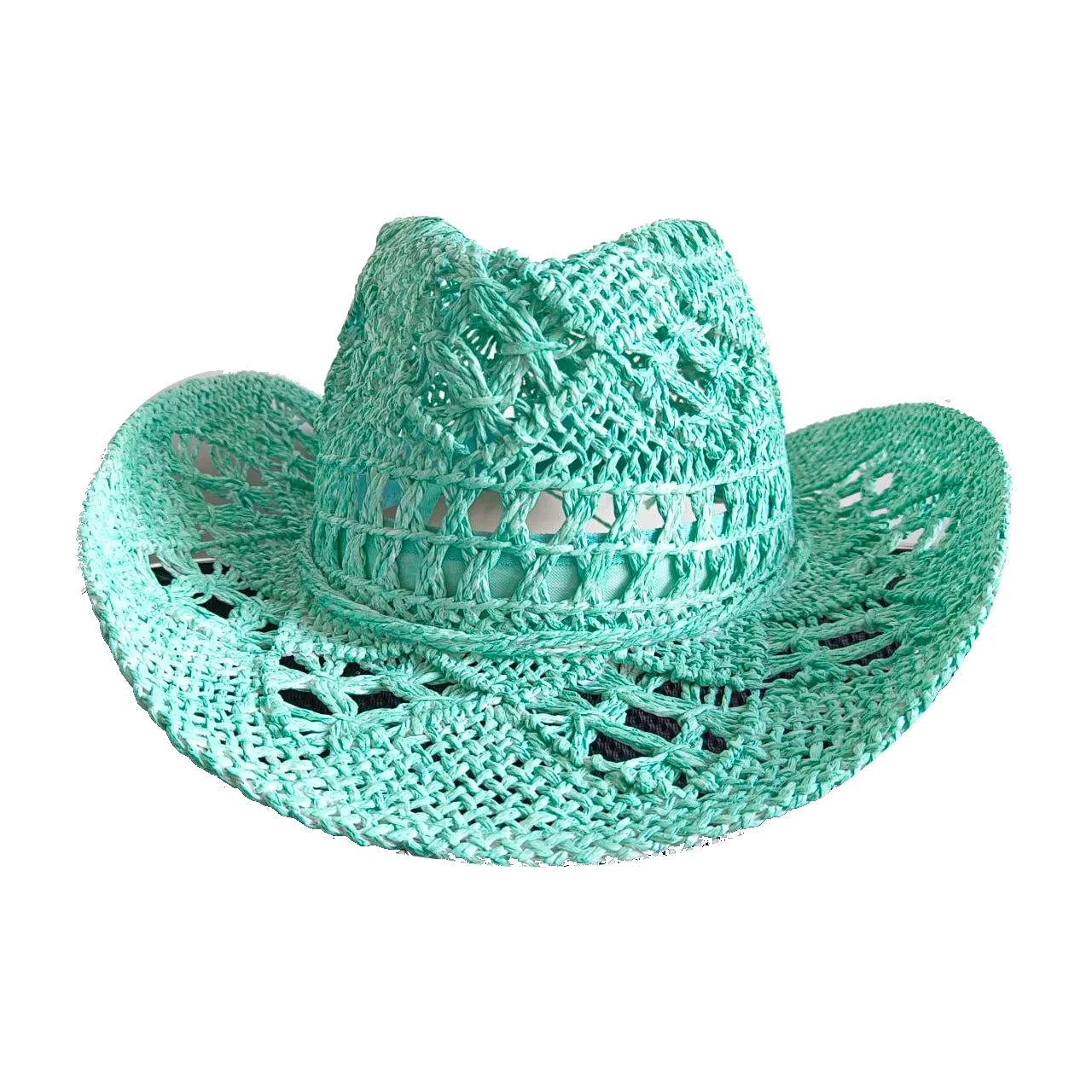 Corn Husk Material Cowboy Straw Hat Panama Visor Women's Elegant Western Cowboy Hat Men's  sombrero